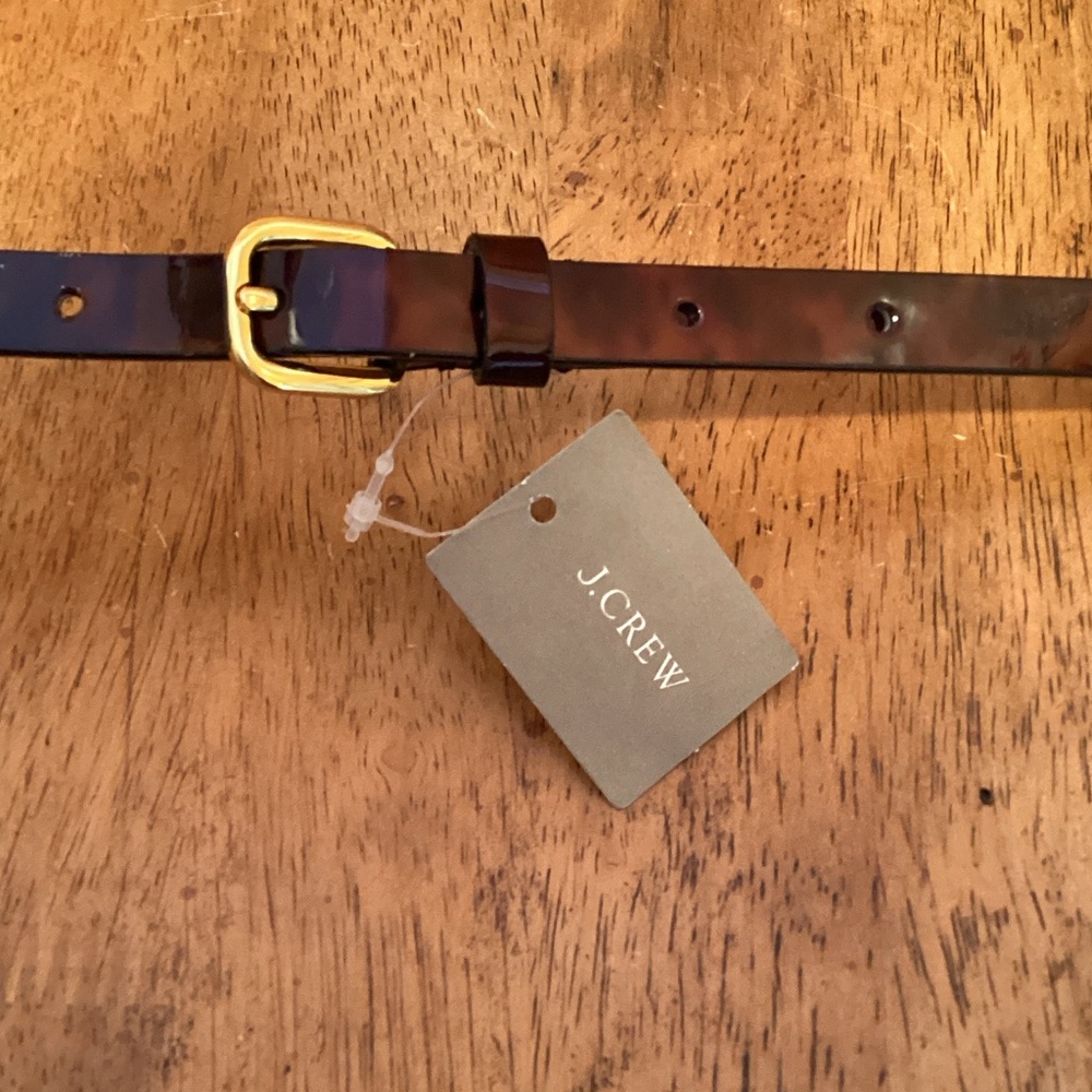 J. Crew Tortoise Shell Leather Belt